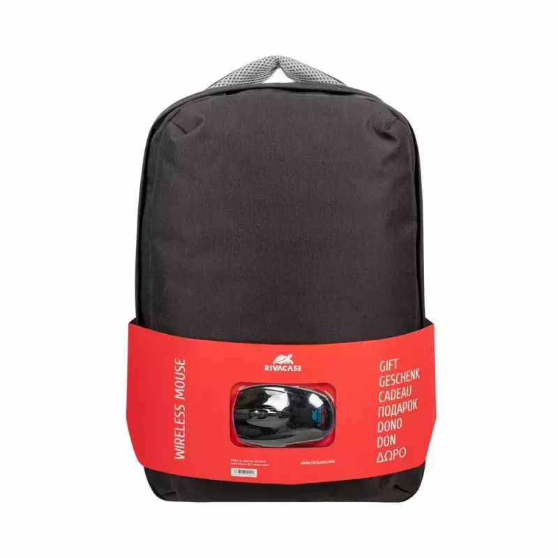 Rivacase 7563 kannettavan tietokoneen reppu 15,6 tuumaa (39,6 cm) hiirellä, musta