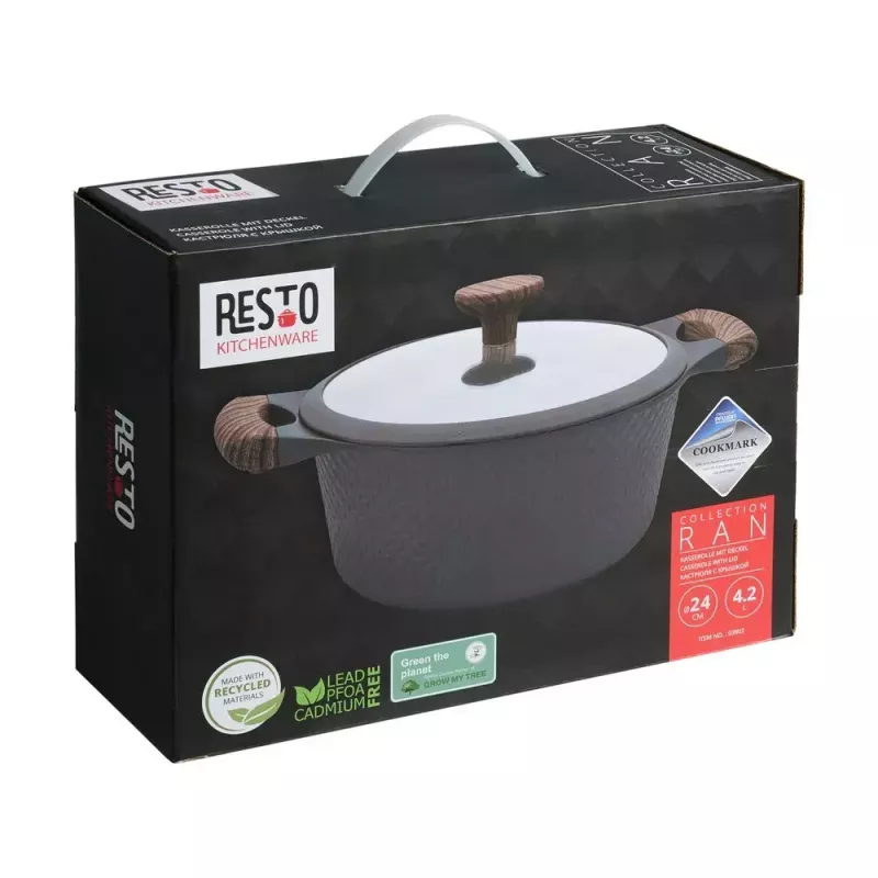 Resto Kitchenware Ran pata 4,2 l, pyöreä, beige, puu
