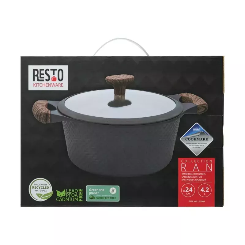 Resto Kitchenware Ran pata 4,2 l, pyöreä, beige, puu