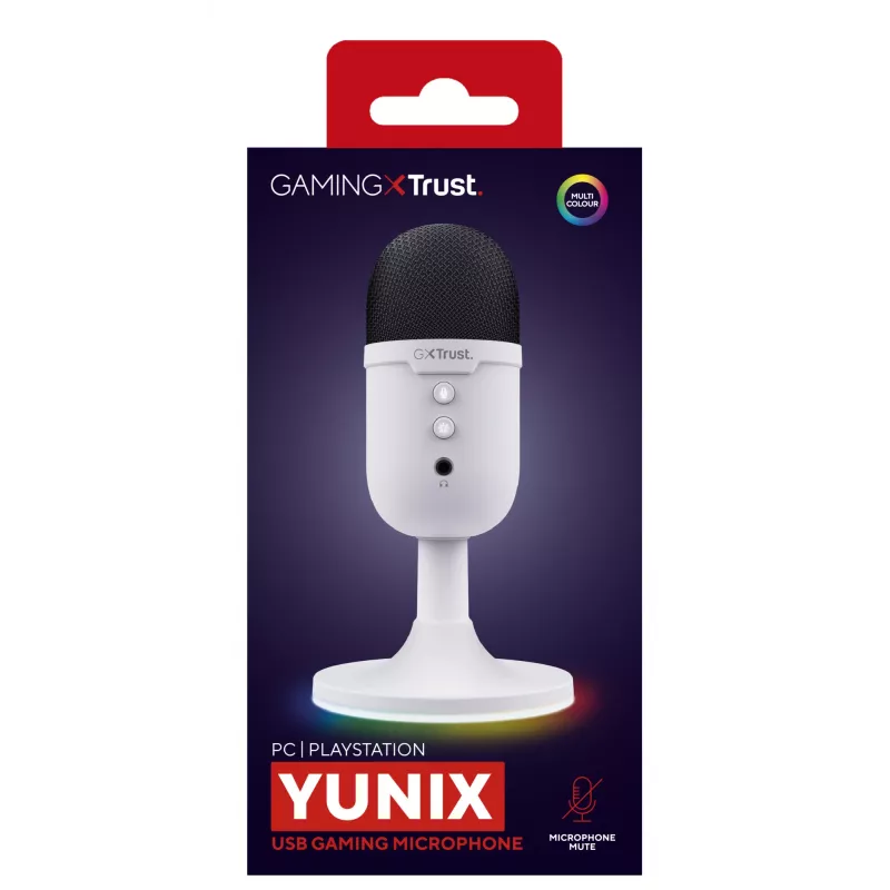 Trust GXT 234P Yunix valkoinen pöytämikrofoni