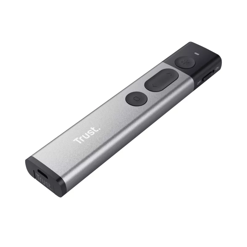 Trust Kazun langaton esityskaukosäädin RF alumiini, musta