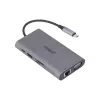 Dahua Technology 9-in-1 USB 3.1 Type-C -telakointiasema, jossa USB 3.0 + HDMI + RJ45 + VGA + SD/TF + PD