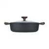 Resto Kitchenware 93906 monitoimikattila, musta alumiini, 4,1 l, 28 cm