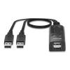 Lindy 2 portin USB KM -kytkin