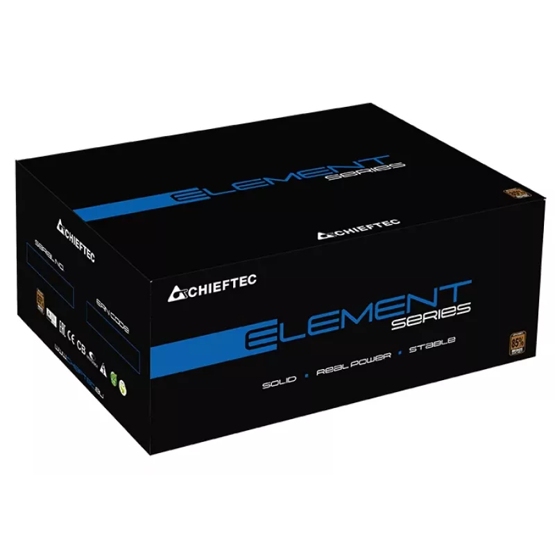 Chieftec ELP-600S virtalähde 600 W 20+4-pin ATX PS/2 musta