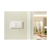 AQARA Light Switch H2 EU (2 painiketta, 1 kanava) (WS-K07D) – Zigbee- ja Thread-seinäkytkin releellä
