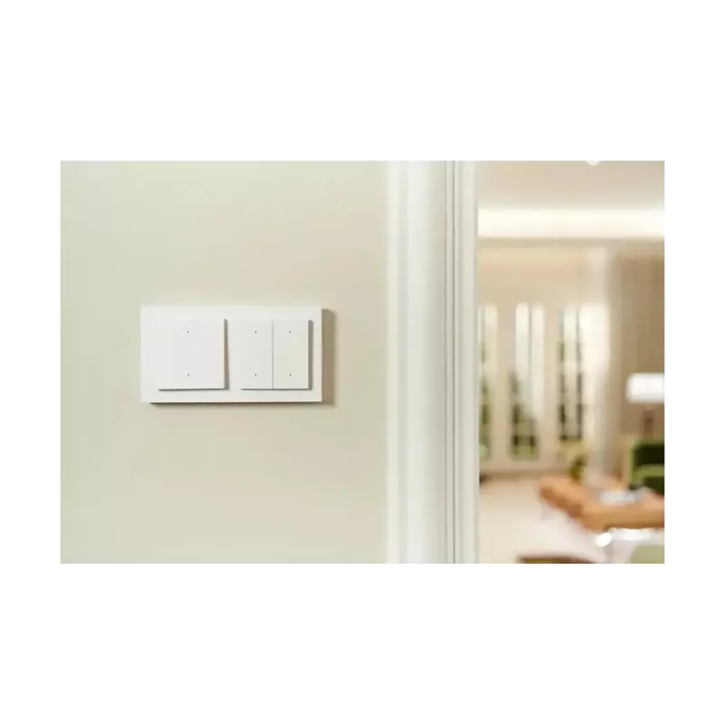 AQARA Light Switch H2 EU (2 painiketta, 1 kanava) (WS-K07D) – Zigbee- ja Thread-seinäkytkin releellä