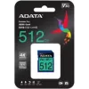 Flash-muisti ADATA 512GB SDXC UHS-I Class 10 ASDX512GUI3V30S-R