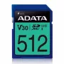 Flash-muisti ADATA 512GB SDXC UHS-I Class 10 ASDX512GUI3V30S-R