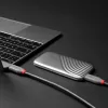 Lindy 1,5 m USB 4 240 W Type-C-kaapeli, Anthra Line