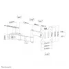 Neomounts FL40-450BL11 TV-mastokiinnitysteline 17-32