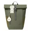 Matkareppu Rivacase Eden oliivi PU-nahka polyesteri rPET 250x160x430mm