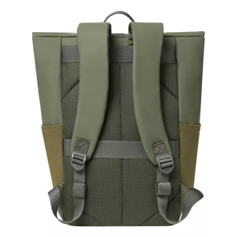 Matkareppu Rivacase Eden oliivi PU-nahka polyesteri rPET 250x160x430mm