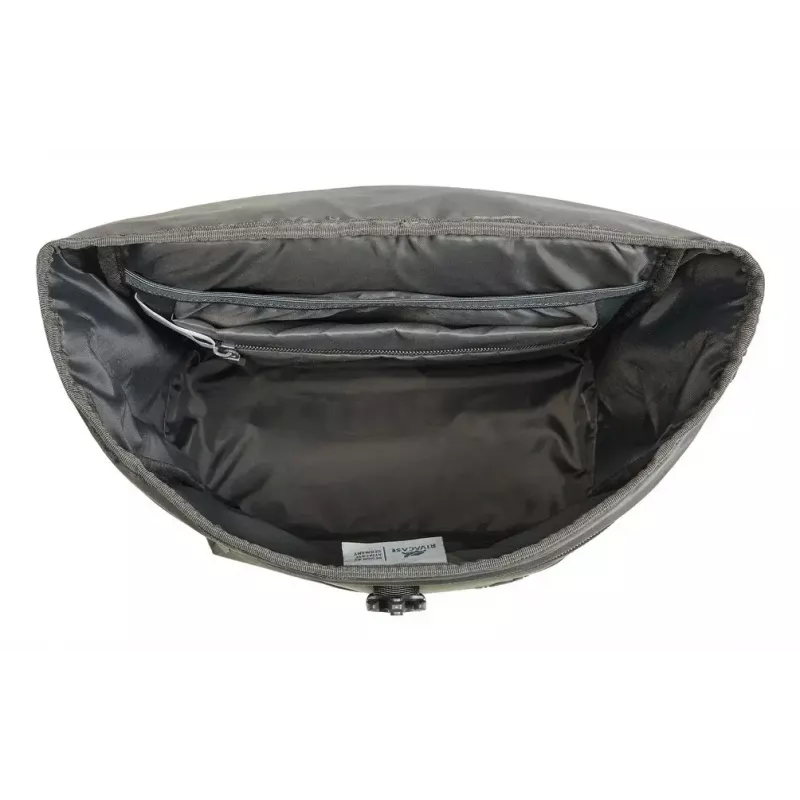 Matkareppu Rivacase Eden oliivi PU-nahka polyesteri rPET 250x160x430mm