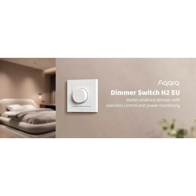 Aqara Dimmer Switch H2 EU valkoinen valokytkin Aqara KD-R01D