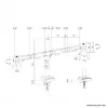 Neomounts DS60-600BL2 monitorivarsi 10-32