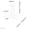 Neomounts BEAMER-C80 projektorin kattoteline – k 13–20 cm – täysin liikkuva