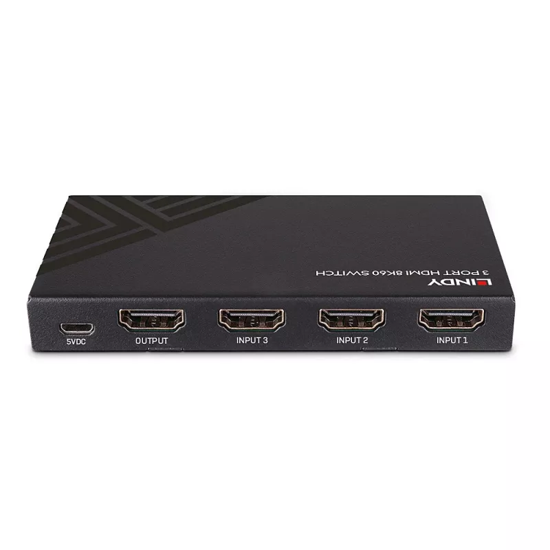 Lindy 38369 3-porttinen HDMI 8K60 -kytkin