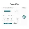 TP-Link LS1024G verkkokytkin hallitsematon Gigabit Ethernet (10/100/1000) musta