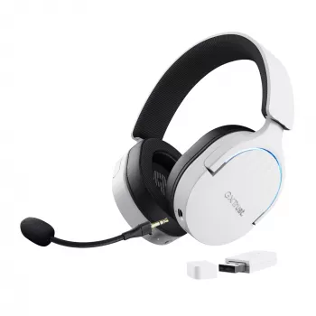 Trust GXT 491W FAYZO kuulokkeet langallinen & langaton panta peli USB Type-C Bluetooth musta, valkoinen