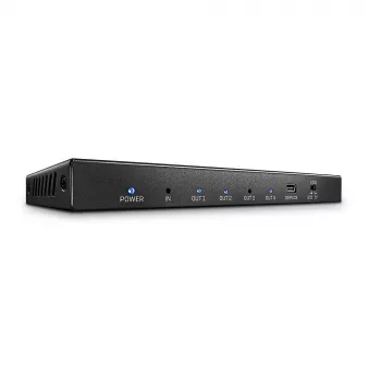 HDMI-jakaja Lindy 4 Port HDMI 18G Splitter