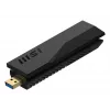 USB-tikku MSI BE6500 WiFi7 USB 3.2 Gen 1 Dongle musta