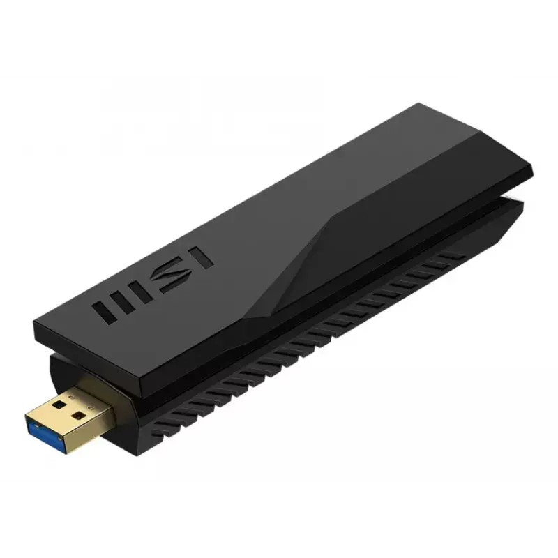 USB-tikku MSI BE6500 WiFi7 USB 3.2 Gen 1 Dongle musta