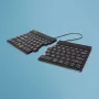 R-Go Tools ergonominen näppäimistö R-Go Split Break tauko-ohjelmistolla, ergonominen jaettu näppäimistö, QWERTY (US), Bluetooth, musta