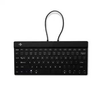 R-Go Tools ergonominen näppäimistö R-Go Split Break tauko-ohjelmistolla, ergonominen jaettu näppäimistö, QWERTY (US), Bluetooth, musta