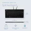 R-Go Tools ergonominen näppäimistö R-Go Split Break tauko-ohjelmistolla, ergonominen jaettu näppäimistö, QWERTY (US), Bluetooth, musta