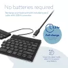 R-Go Tools ergonominen näppäimistö R-Go Split Break tauko-ohjelmistolla, ergonominen jaettu näppäimistö, QWERTY (US), Bluetooth, musta