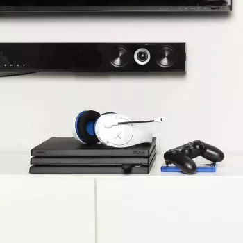 HyperX Cloud Stinger Core – langaton pelikuuloke (valkoinen-sininen) – PS5-PS4
