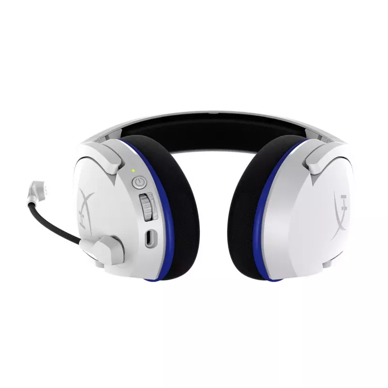 HyperX Cloud Stinger Core – langaton pelikuuloke (valkoinen-sininen) – PS5-PS4