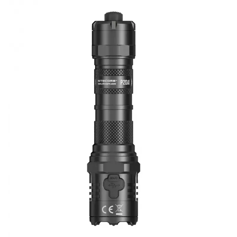 Taktinen taskulamppu Nitecore P20iX musta 4000 lm USB ladattava