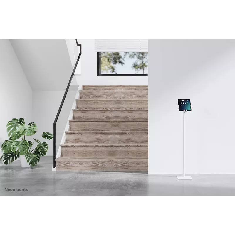Tablettilattiateline Neomounts FL15-625WH1 valkoinen passiivinen teline sisäkäyttöön