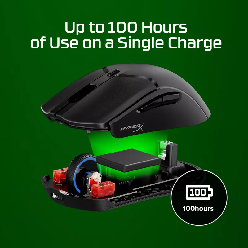 HyperX Pulsefire Haste 2 Mini langaton pelihiiri, musta