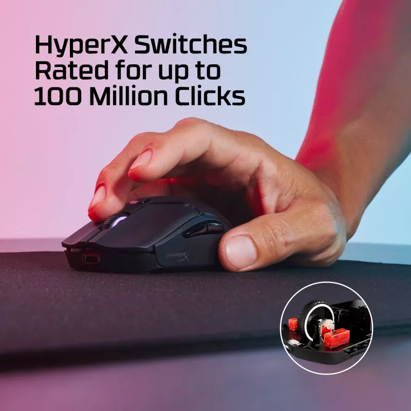 HyperX Pulsefire Haste 2 Mini langaton pelihiiri, musta