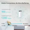 TP-Link AC1200 koko kodin Mesh-WLAN-järjestelmä, 3 kpl:n pakkaus