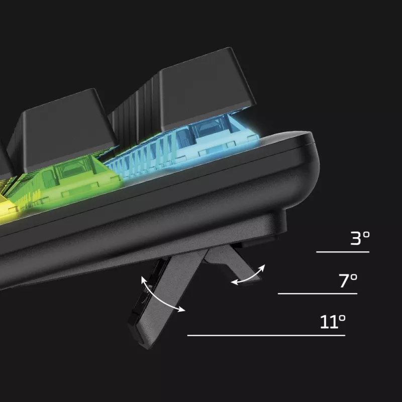 HyperX Alloy Origins Core – mekaaninen pelinäppäimistö – HX Blue (US-asettelu)