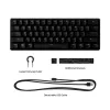 HyperX Alloy Origins 60 – mekaaninen pelinäppäimistö – HX Red (US-asettelu)