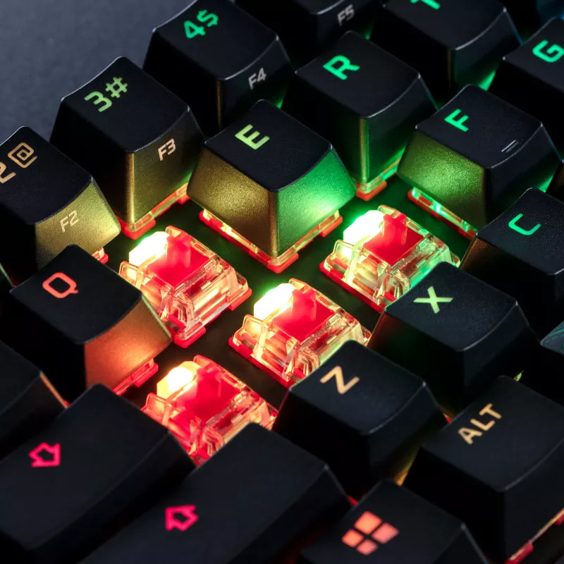 HyperX Alloy Origins 60 – mekaaninen pelinäppäimistö – HX Red (US-asettelu)
