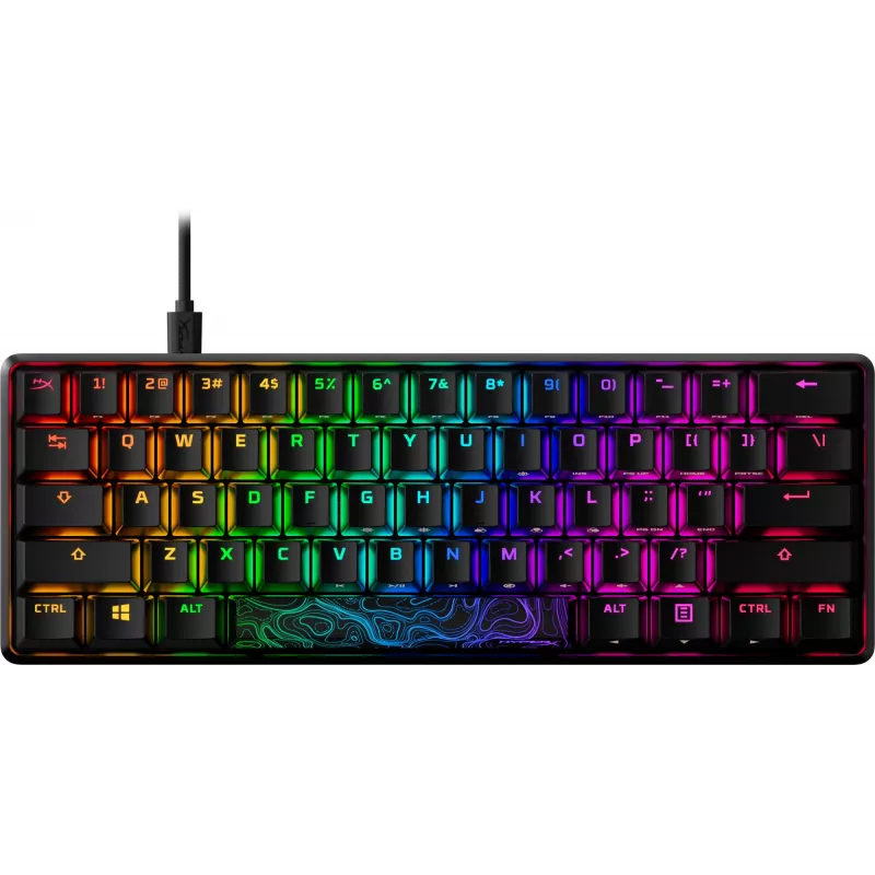 HyperX Alloy Origins 60 – mekaaninen pelinäppäimistö – HX Red (US-asettelu)