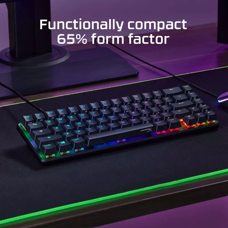 HyperX Alloy Origins 65 – mekaaninen pelinäppäimistö – HX Red (US-asettelu)