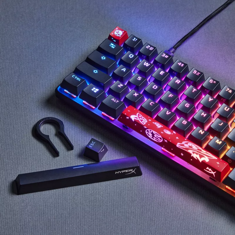 HyperX Alloy Origins 65 – mekaaninen pelinäppäimistö – HX Red (US-asettelu)