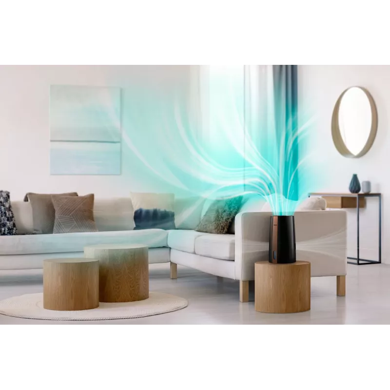 Philips 3000 series HU3918/10 ilmankostutin siipipyörä 3 L musta 25 W