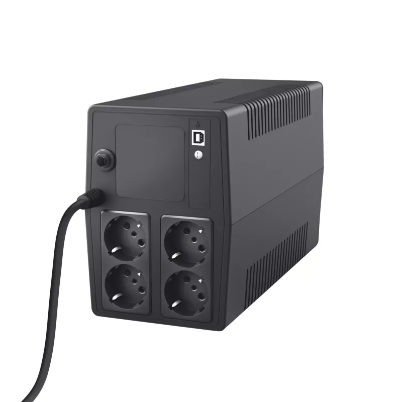 Trust Paxxon UPS-laite 1 kVA 600 W 4 verkkolähtöä