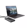 Lindy USB 3.2 Gen 2x2 Dual M.2 NVMe SSD-kotelo kloonaustoiminnolla