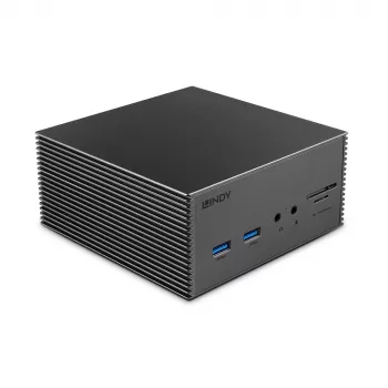 Lindy DST-Pro 101, USB-C kannettavan telakointiasema 4K-tuella ja 100W virtalähteellä