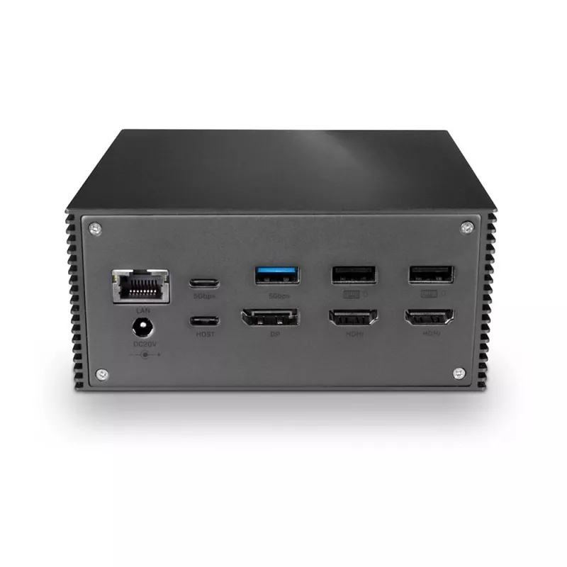 Lindy DST-Pro 101, USB-C kannettavan telakointiasema 4K-tuella ja 100W virtalähteellä