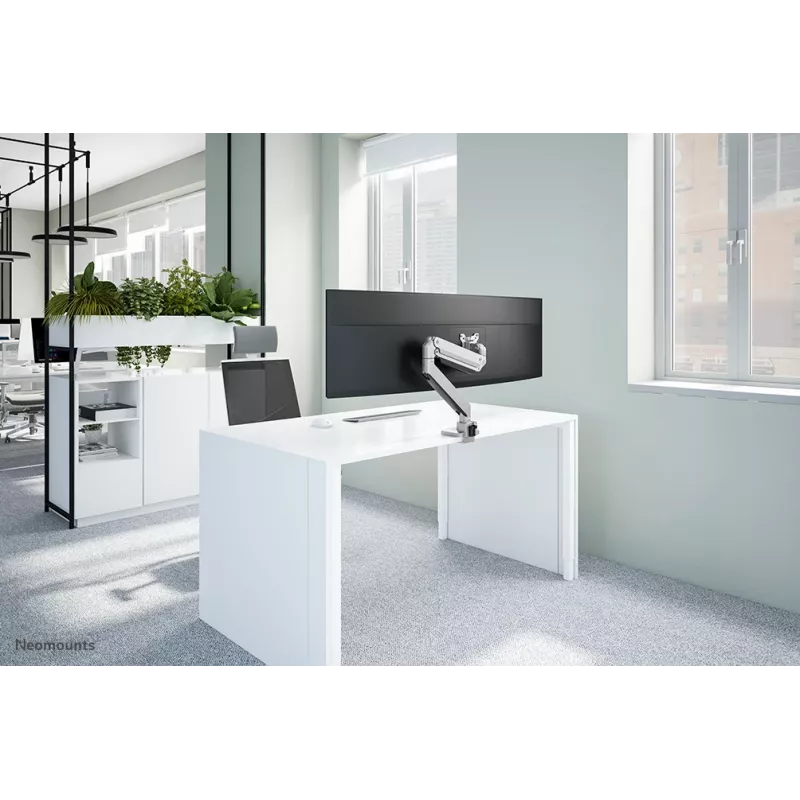 Neomounts NM-D775SILVERPLUS näyttöteline 10-49 inch - kaasujousi - pöytäkiinnitys ylhäältä - 180°-pysäytin